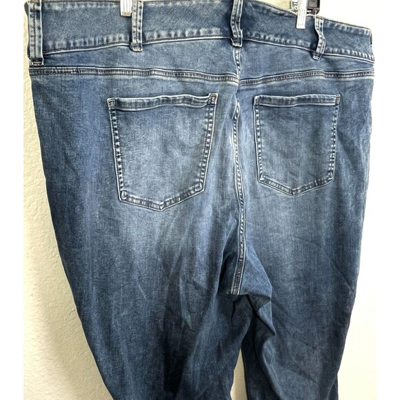 Torrid Premium Blue Denim Crop Cuffed Jegging Jeans Size 26R - Picture 12 of 16